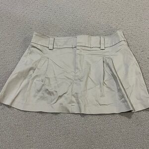 Sunday Best Beige Mini Skirt